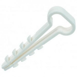 Bylectrica дюбель- хомут для плоского кабеля, бел. 6-4,7 мм (цена за уп.100 шт.) ДХП 8Х5