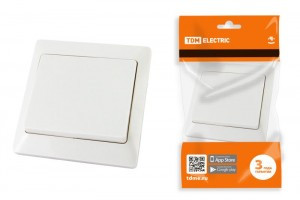 TDM Ильмень выкл. СУ 1 кл. 10А белый АБС-пластик SQ1823-0001