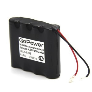 Аккумулятор для радиотелефонов GoPower T393 PC1 NI-MH 1500mAh (1/10/120)