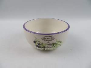 Салатник Оливки 14см, 550мл керамика (кратность 6шт!!!) МФК MFK21037