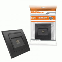 UNIVersal Бриллиант роз. компьют. СУ 1 мест. графит (керам. осн., RG45) 7947601-Gr