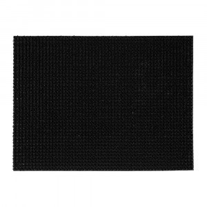 Коврик 45*60 см ТРАВКА  на противоскользящей  основе черный  VORTEX