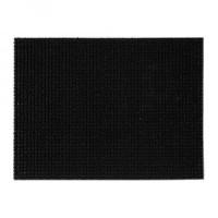 Коврик 45*60 см ТРАВКА  на противоскользящей  основе черный  VORTEX