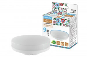 TDM GX53 9W(720lm) 6500K 6K GX53-9Вт-230В-6500К-Э 75x26 Народная (10!) SQ0340-1555