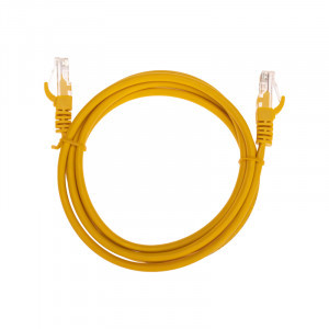 REXANT коммутац. шнур (патч-корд) U/UTP, cat5e, 1,5м, литой, RJ45-RJ45, LSZH, желтый, 02-0105-105