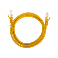 REXANT коммутац. шнур (патч-корд) U/UTP, cat5e, 1,5м, литой, RJ45-RJ45, LSZH, желтый, 02-0105-105