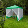 Тент садовый с москитной сеткой, 2.5 х 2.5/2.4, Camping Palisad