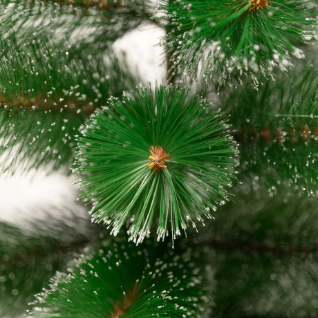 Елка HJ 60-81 60 см серебро 25 веток пластиковая подставка