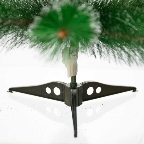 Елка HJ 60-81 60 см серебро 25 веток пластиковая подставка