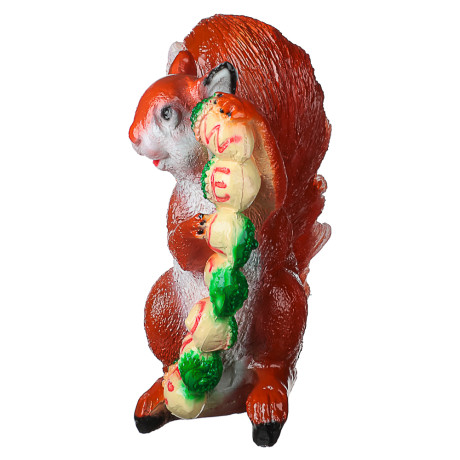 Фигура садовая Белка с желудями 25х25см гипс