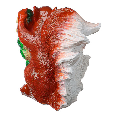 Фигура садовая Белка с желудями 25х25см гипс