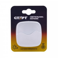 СТАРТ ночник Квадрат2 1LED 0.45W 3000K пластик, 220V