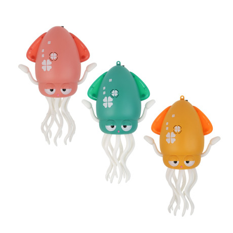 ИГРОЛЕНД Игрушка музыкальная "Осьминожка", звук, свет, движ., USB, 3.7V, 500mA, 12,6х8,2х20,5см