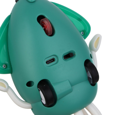 ИГРОЛЕНД Игрушка музыкальная "Осьминожка", звук, свет, движ., USB, 3.7V, 500mA, 12,6х8,2х20,5см