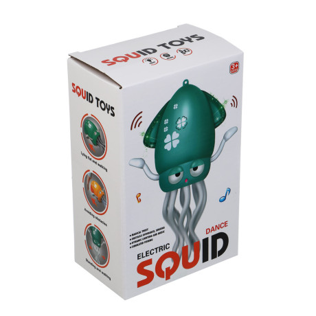 ИГРОЛЕНД Игрушка музыкальная "Осьминожка", звук, свет, движ., USB, 3.7V, 500mA, 12,6х8,2х20,5см