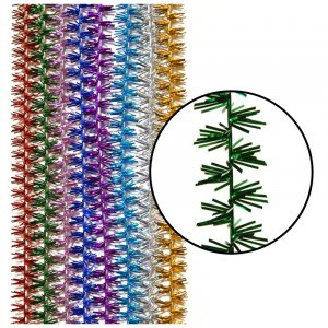 Мишура №1 2м*20мм цвет в ассортименте Волшебная страна