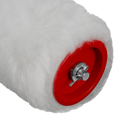 Валик "Искусственный мех", в сборе, 250 мм, D 48 мм, D ручки 6 мм, крепление шплинтом Сибртех