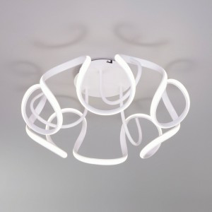 Eurosvet люстра св/д 6500lm 560х0х290 металл белый Alstroemeria 90238/1 a053050