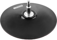 Тарелка опорная STAYER &quot;MASTER&quot; резиновая для дрели, на липучке, d=125мм