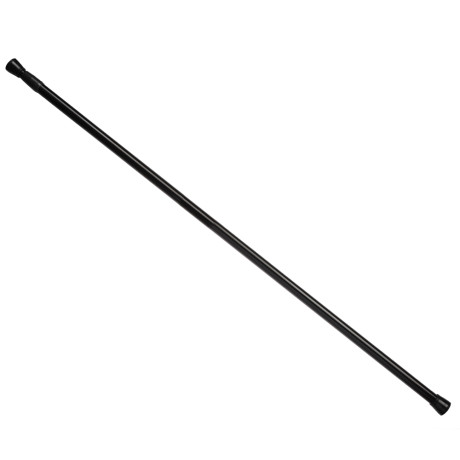 VETTA Карниз для ванной 2,6м, телескопический, черный, алюм.