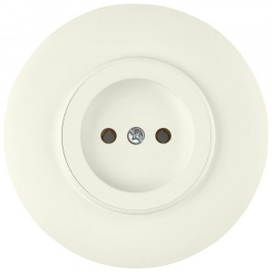 Bylectrica РЕТРО ПРОВАНС круг Роз. 1 мест. СУ (d92 мм)  беж. (РС16-0401 бежевый)