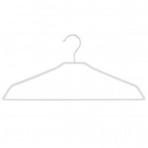 Вешалка-плечики 44см, металл антискольз.покрыт. Джулия, белый, 75407 Master House