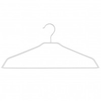 Вешалка-плечики 44см, металл антискольз.покрыт. Джулия, белый, 75407 Master House