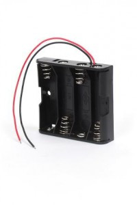 Батареечный отсек ROBITON BH4xR6 с проводом, 12330