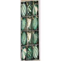 Набор елочных украшений LN36-K-5 5 см 12 шт Шары мятный