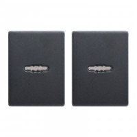 Накладка для сув/м пара) БУЛАТ НДС 02.02 ФЕРОНА  матовый черный(10,100)