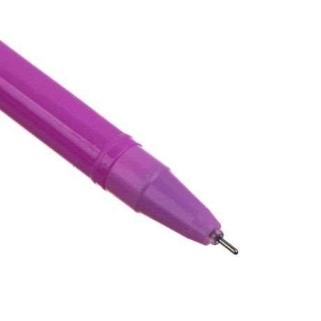 Ручка гелевая синяя, с наконечником в форме птицы на радуге, 4 дизайна