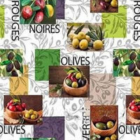 Клеенка н/о 135*20  ПЕРФЕКТ 554/15 (оливки, сер.) Тверь