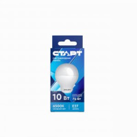 СТАРТ ECO A60 E27 10W 6500K 6K матов./пластик LEDGLSE27 10W65