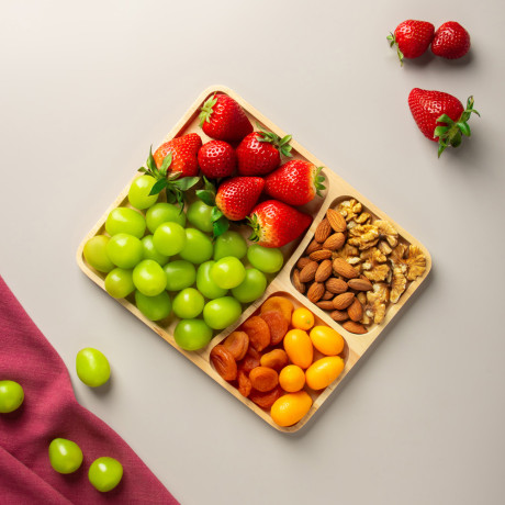 SATOSHI Менажница, гевея, 25х20.5х1.5см