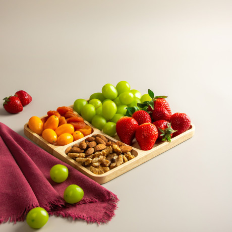 SATOSHI Менажница, гевея, 25х20.5х1.5см