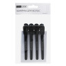 Зажимы для волос ЮНИLOOK, 4 шт., 10см, пластик, ACS-96