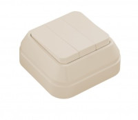 Makel выкл. ОУ 3 кл. крем. 452А5