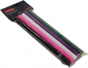 Smartbuy Клеевые стержни для кл. пистолета D=11.2мм x 200мм, EVA,цветн., 50шт,(SBT-GGGC-10)