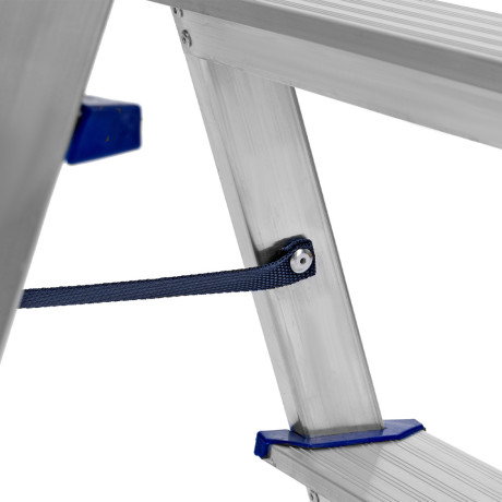 Стремянка двусторонняя 3 ступени, алюминиевая, Сибртех