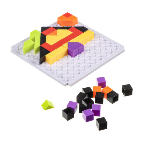 ИГРОЛЕНД Мозаика из блоков 3в1, 15х16х4 см, ABS, 3 дизайна