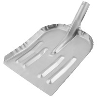 Лопата для уборки снега стальная оцинкованная, 320 х 340 мм, без черенка,