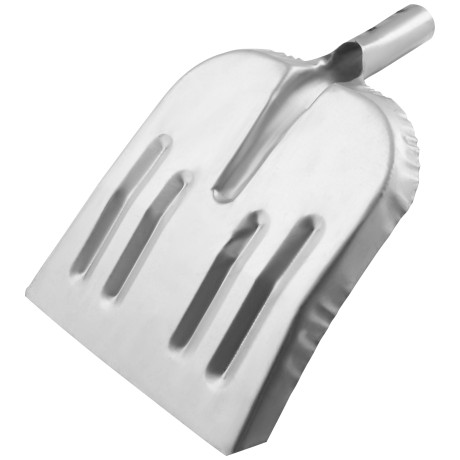 Лопата для уборки снега стальная оцинкованная, 320 х 340 мм, без черенка,