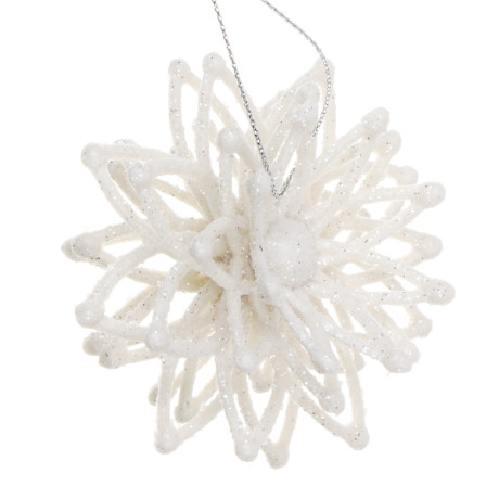 СНОУ БУМ Цветок 1 шт, 9 см, пластик, 26-819