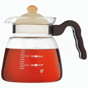 Чайник заварочный 1000мл боросилик.стекло, крышка-фильтр пластик Altamarea 910136 Mallony