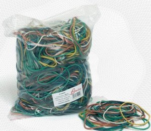 Резинка банковская универсальная 1000г диам.60мм  Тайланд Attache 138707