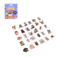 ИГРОЛЕНД Игрушка сюрприз &quot;Мемные животные&quot; стикеры 30штук, 9х11см