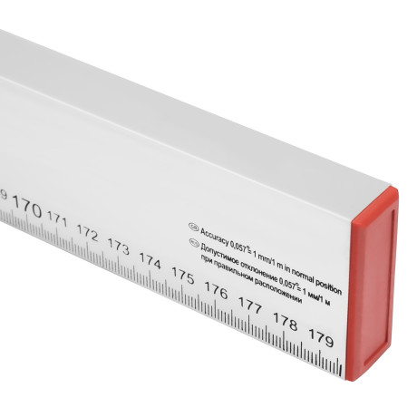 Уровень алюминиевый, 1800 мм, 2 глазка, линейка Sparta