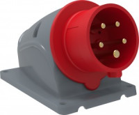 IEK MAGNUM силовая вилка CEE стационарная ССИ-515 16А-6ч/200/346-240/415В 3Р+РЕ+N IP44