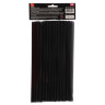 GRIFON Трубочки для напитков черные, 50 шт. в упаковке, 24 см, ф8 мм
