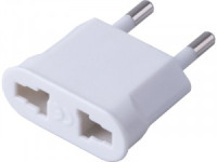 STEKKER сет. вилка-переходник (адаптер) Tefal 250V 6A плоский, бел. ADP6-03-20 32859